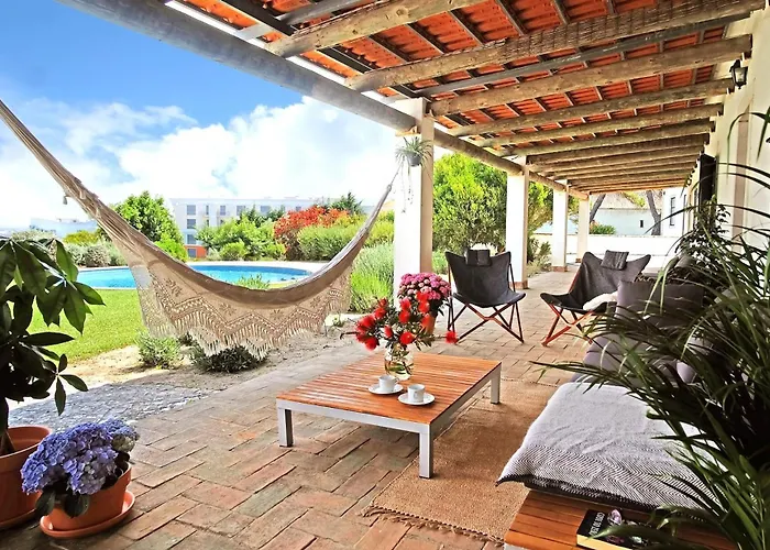 בית נופש St Pool Gardens Sesimbra,tranquility 10min *